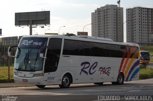 RC Tur Transportes e Turismo 2508 na cidade de Sorocaba, São Paulo, Brasil, por EDUARDO - SOROCABUS. Número da foto: #2208828.