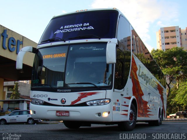 Leopoldina Turismo 4000 na cidade de Sorocaba, São Paulo, Brasil, por EDUARDO - SOROCABUS. Número da foto: #2208069.