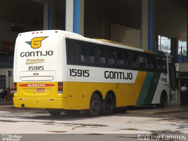 Empresa Gontijo de Transportes 15915 na cidade de Montes Claros, Minas Gerais, Brasil, por Andrew Campos. ID da foto: 2208970.