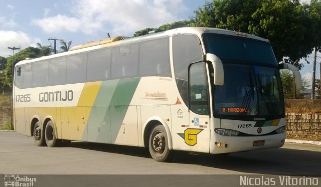 Empresa Gontijo de Transportes 17265 na cidade de Natal, Rio Grande do Norte, Brasil, por Nícolas Vitorino Lopes. ID da foto: 2152904.