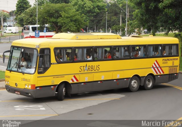 Viação Itapemirim 40261 na cidade de Ribeirão Preto, São Paulo, Brasil, por Marcio Freitas. Número da foto: #2153722.