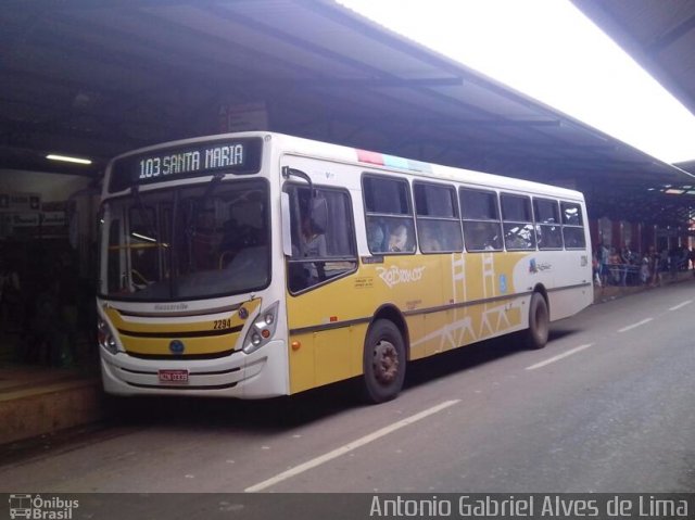 Auto Viação Floresta 2294 na cidade de Rio Branco, Acre, Brasil, por Antonio Gabriel Alves de Lima. ID da foto: 2152871.