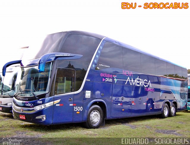 Nova América Turismo 1500 na cidade de São Paulo, São Paulo, Brasil, por EDUARDO - SOROCABUS. Número da foto: #2153000.