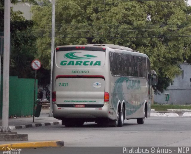 Viação Garcia 7421 na cidade de São Paulo, São Paulo, Brasil, por Cristiano Soares da Silva. Número da foto: #2153893.