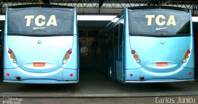 TCA - Transportes Coletivos Anápolis 112 na cidade de Anápolis, Goiás, Brasil, por Carlos Júnior. Número da foto: #2154065.