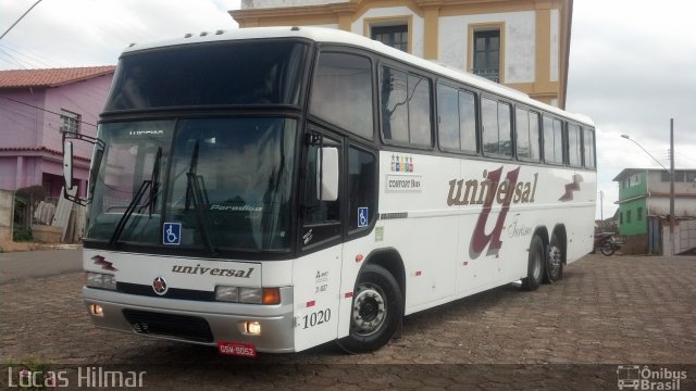 Universal Turismo 1020 na cidade de Lagoa Dourada, Minas Gerais, Brasil, por Jose Hilmar. ID da foto: 2155218.