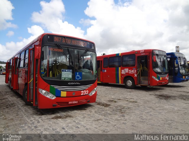 Itamaracá Transportes 232 na cidade de Abreu e Lima, Pernambuco, Brasil, por Matheus Fernando. Número da foto: #2154730.