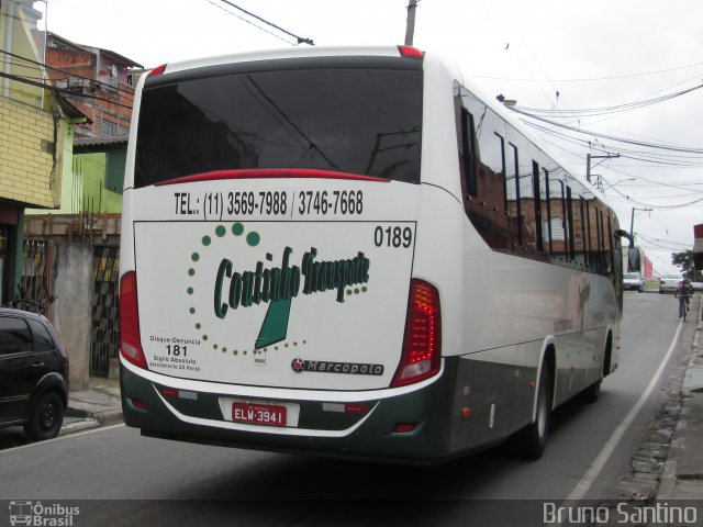 Coutinho Transporte 0189 na cidade de Embu das Artes, São Paulo, Brasil, por Bruno Santino. Número da foto: #2155970.