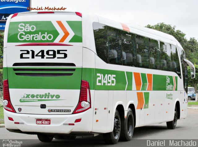 Cia. São Geraldo de Viação 21495 na cidade de Ilhéus, Bahia, Brasil, por Daniel  Machado. Número da foto: #2156644.