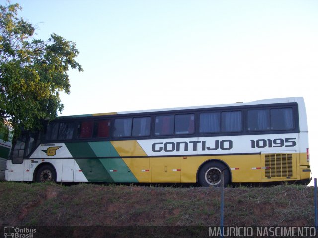Empresa Gontijo de Transportes 10195 na cidade de Contagem, Minas Gerais, Brasil, por Maurício Nascimento. Número da foto: #2155061.