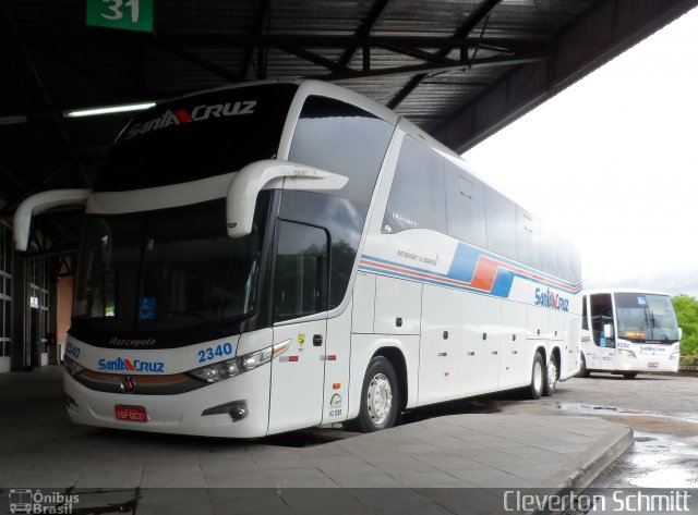 VUSC - Viação União Santa Cruz 2340 na cidade de Santa Maria, Rio Grande do Sul, Brasil, por Cleverton Schmitt. Número da foto: #2155179.