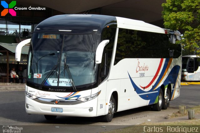 Bardesio Turismo 105 na cidade de Quaraí, Rio Grande do Sul, Brasil, por Carlos  Rodriguez. Número da foto: #2154688.