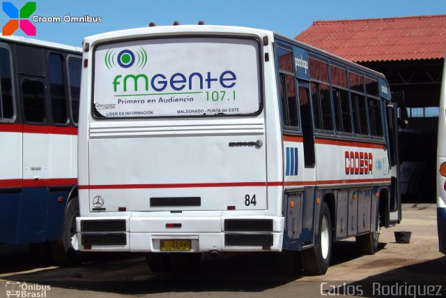 CODESA - Compañia Omnibuseira del Este 84 na cidade de Quaraí, Rio Grande do Sul, Brasil, por Carlos  Rodriguez. Número da foto: #2154701.
