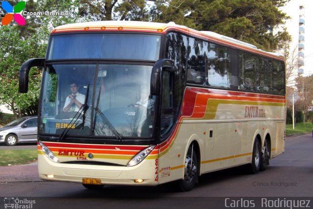 EMTUR 824 na cidade de Quaraí, Rio Grande do Sul, Brasil, por Carlos  Rodriguez. Número da foto: #2156759.