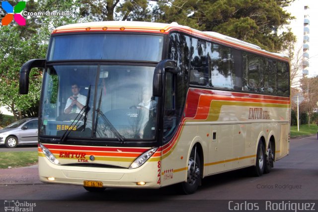 EMTUR 824 na cidade de Quaraí, Rio Grande do Sul, Brasil, por Carlos  Rodriguez. ID da foto: 2156759.