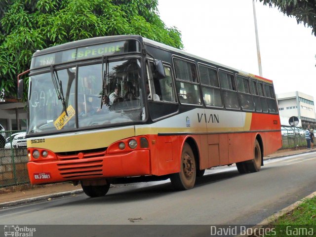 VIAN - Viação Anapolina 96301 na cidade de Gama, Distrito Federal, Brasil, por David Borges. Número da foto: #2157930.