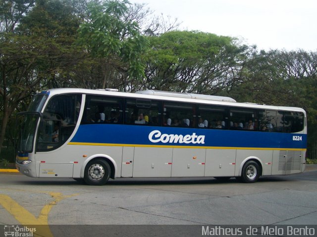 Viação Cometa 8224 na cidade de São Paulo, São Paulo, Brasil, por Matheus de Melo Bento. ID da foto: 2156819.