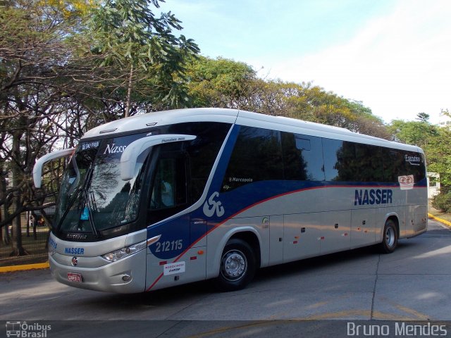 Viação Nasser 212115 na cidade de São Paulo, São Paulo, Brasil, por Bruno Mendes. Número da foto: #2157308.