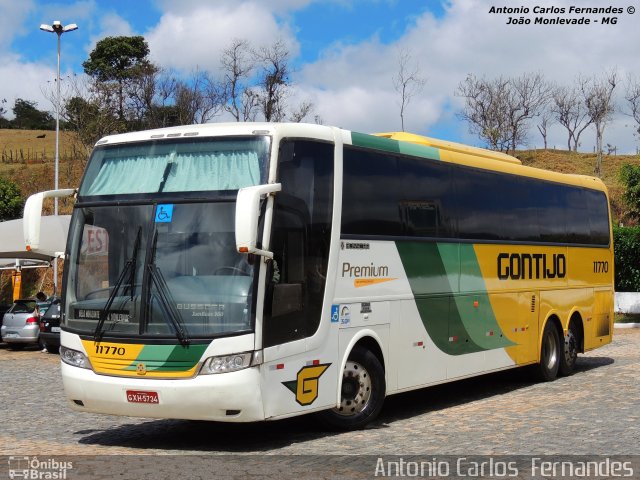 Empresa Gontijo de Transportes 11770 na cidade de João Monlevade, Minas Gerais, Brasil, por Antonio Carlos Fernandes. Número da foto: #2157880.