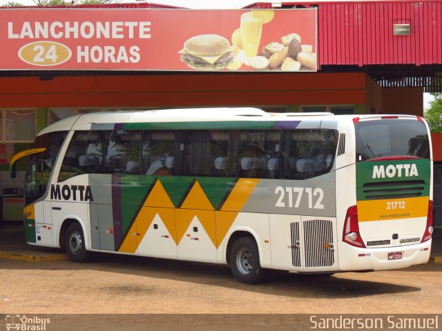 Viação Motta 21712 na cidade de Bataguassu, Mato Grosso do Sul, Brasil, por Sanderson Samuel. Número da foto: #2157146.