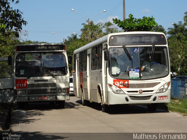 Borborema Imperial Transportes 954 na cidade de Recife, Pernambuco, Brasil, por Matheus Fernando. ID da foto: 2157115.