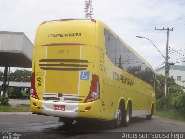 Viação Itapemirim 60533 na cidade de Campos dos Goytacazes, Rio de Janeiro, Brasil, por Anderson Sousa Feijó. Número da foto: #2156836.