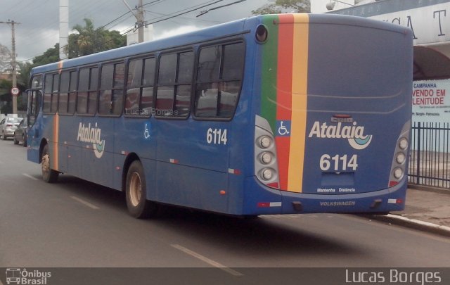 Viação Atalaia Transportes 6114 na cidade de Araxá, Minas Gerais, Brasil, por Lucas Borges . Número da foto: #2159911.