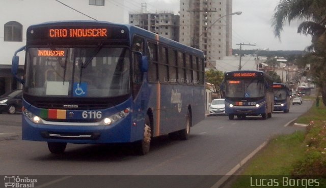 Viação Atalaia Transportes 6116 na cidade de Araxá, Minas Gerais, Brasil, por Lucas Borges . Número da foto: #2159889.