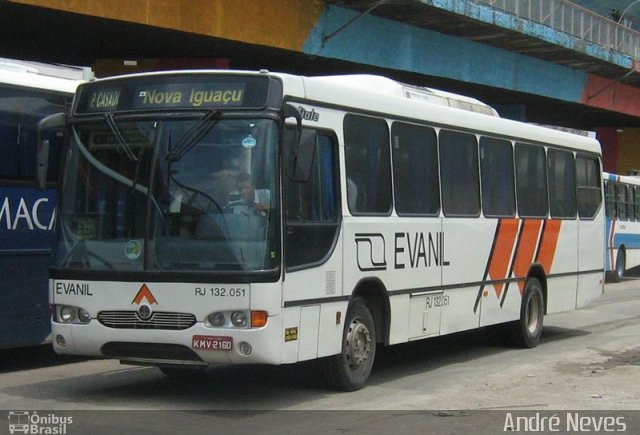 Evanil Transportes e Turismo RJ 132.051 na cidade de Nova Iguaçu, Rio de Janeiro, Brasil, por André Neves . Número da foto: #2159233.