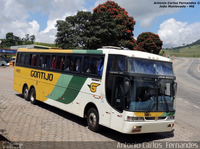 Empresa Gontijo de Transportes 11155 na cidade de João Monlevade, Minas Gerais, Brasil, por Antonio Carlos Fernandes. Número da foto: #2159265.