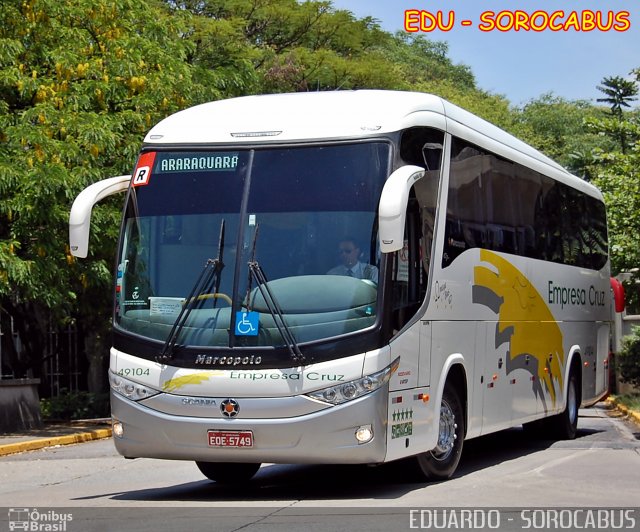 Empresa Cruz 49104 na cidade de São Paulo, São Paulo, Brasil, por EDUARDO - SOROCABUS. ID da foto: 2159926.