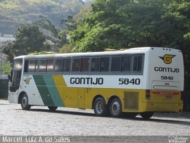Empresa Gontijo de Transportes 5840 na cidade de Belo Horizonte, Minas Gerais, Brasil, por Marcel  Sales. Número da foto: #2159498.