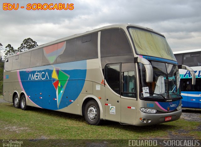 Nova América Turismo 1300 na cidade de São Paulo, São Paulo, Brasil, por EDUARDO - SOROCABUS. ID da foto: 2159426.