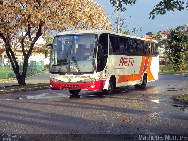Viação Pretti 6300 na cidade de Vitória, Espírito Santo, Brasil, por Matheus Mendes. Número da foto: #2158992.