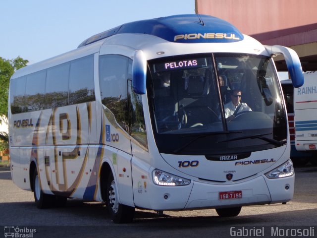 Empresa de Transportes Pionesul 100 na cidade de Pelotas, Rio Grande do Sul, Brasil, por Gabriel  Morosoli. Número da foto: #2160123.