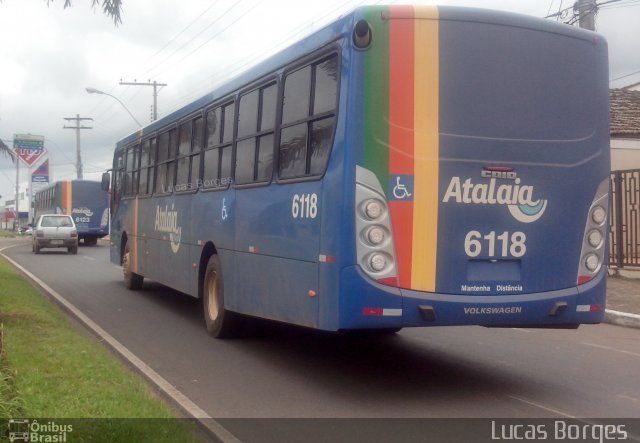 Viação Atalaia Transportes 6118 na cidade de Araxá, Minas Gerais, Brasil, por Lucas Borges . Número da foto: #2159901.