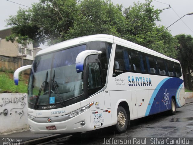Viação Sartasa 2310 na cidade de São Paulo, São Paulo, Brasil, por Jefferson Raul  Silva Candido . Número da foto: #2159141.