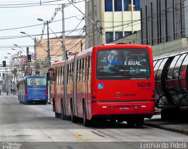 Viação Tamandaré 16D16 na cidade de Curitiba, Paraná, Brasil, por Leonardo Fidelli. Número da foto: #2162546.