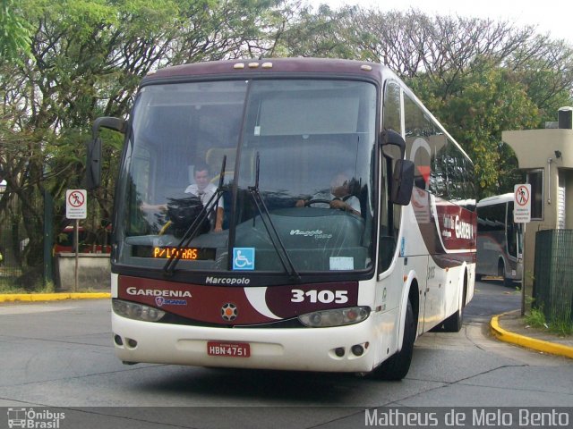 Expresso Gardenia 3105 na cidade de São Paulo, São Paulo, Brasil, por Matheus de Melo Bento. Número da foto: #2162360.
