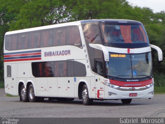Expresso Embaixador 432 na cidade de Pelotas, Rio Grande do Sul, Brasil, por Gabriel  Morosoli. Número da foto: #2162795.