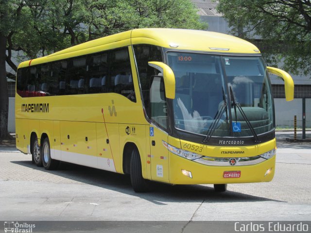 Viação Itapemirim 60523 na cidade de São Paulo, São Paulo, Brasil, por Carlos Eduardo. Número da foto: #2164467.