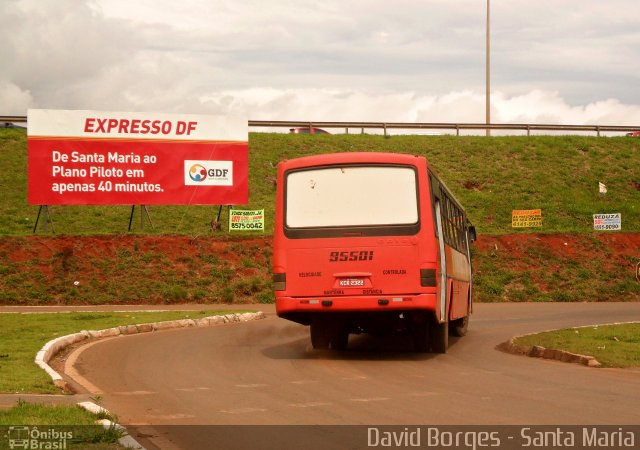 VIAN - Viação Anapolina 95501 na cidade de Santa Maria, Distrito Federal, Brasil, por David Borges. Número da foto: #2162596.