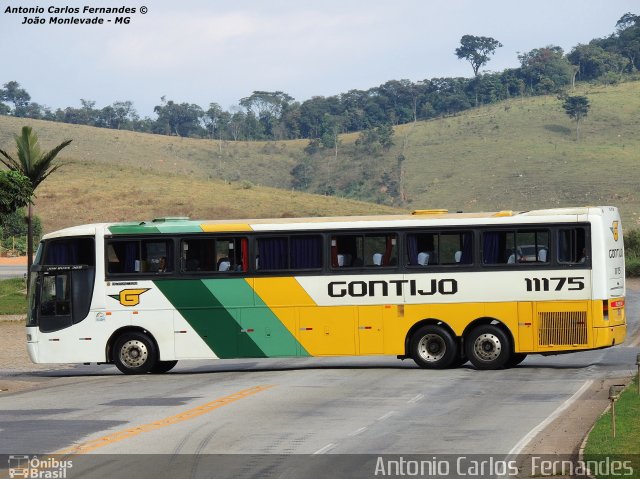 Empresa Gontijo de Transportes 11175 na cidade de João Monlevade, Minas Gerais, Brasil, por Antonio Carlos Fernandes. ID da foto: 2163022.