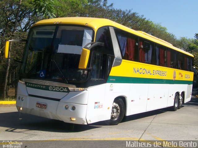 Nacional Expresso 62604 na cidade de São Paulo, São Paulo, Brasil, por Matheus de Melo Bento. Número da foto: #2212247.
