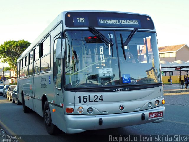 Viação Tamandaré 16L24 na cidade de Curitiba, Paraná, Brasil, por Reginaldo Levinski da Silva. Número da foto: #2211475.