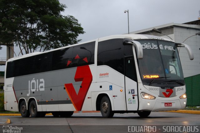 Viação Jóia > Expresso Jóia 38000 na cidade de São Paulo, São Paulo, Brasil, por EDUARDO - SOROCABUS. Número da foto: #2211584.