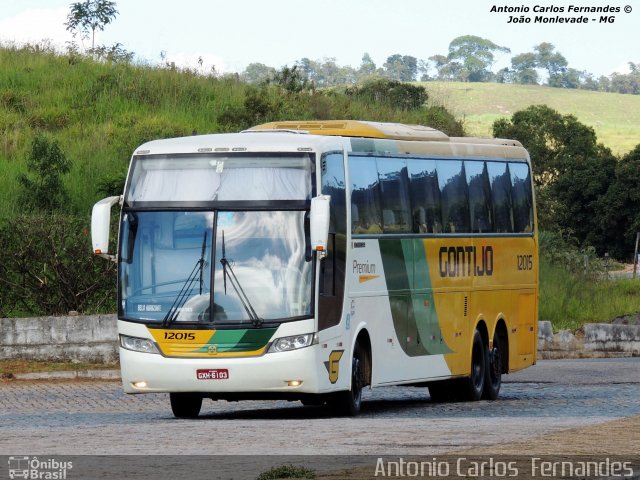 Empresa Gontijo de Transportes 12015 na cidade de João Monlevade, Minas Gerais, Brasil, por Antonio Carlos Fernandes. ID da foto: 2211333.