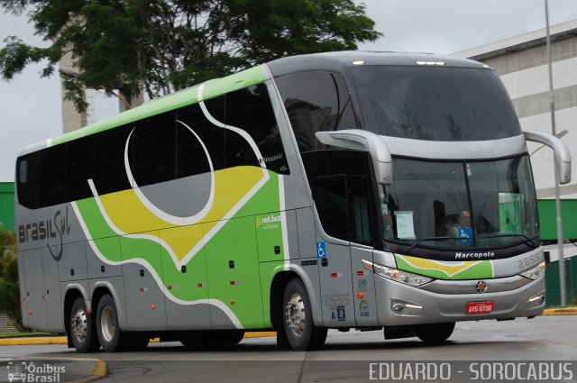 Brasil Sul Linhas Rodoviárias 2655 na cidade de São Paulo, São Paulo, Brasil, por EDUARDO - SOROCABUS. Número da foto: #2211572.