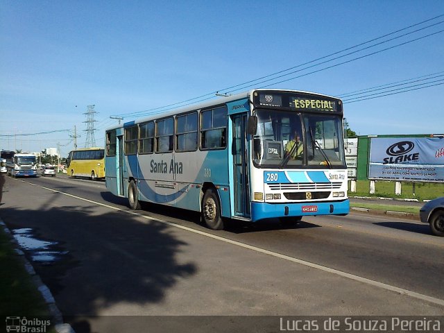 Transportes Santa Ana 280 na cidade de Campos dos Goytacazes, Rio de Janeiro, Brasil, por Lucas de Souza Pereira. ID da foto: 2227648.