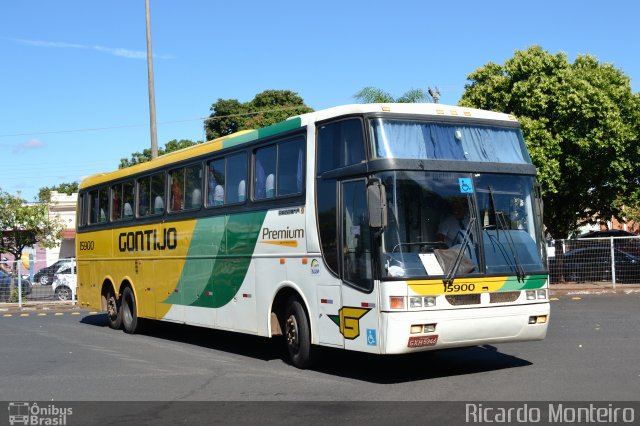 Empresa Gontijo de Transportes 15900 na cidade de Uberaba, Minas Gerais, Brasil, por Ricardo Silva Monteiro. ID da foto: 2230379.